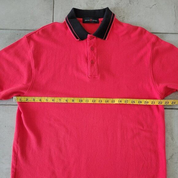 Pierre Cardin red and black polo size L - Picture 6 of 7
